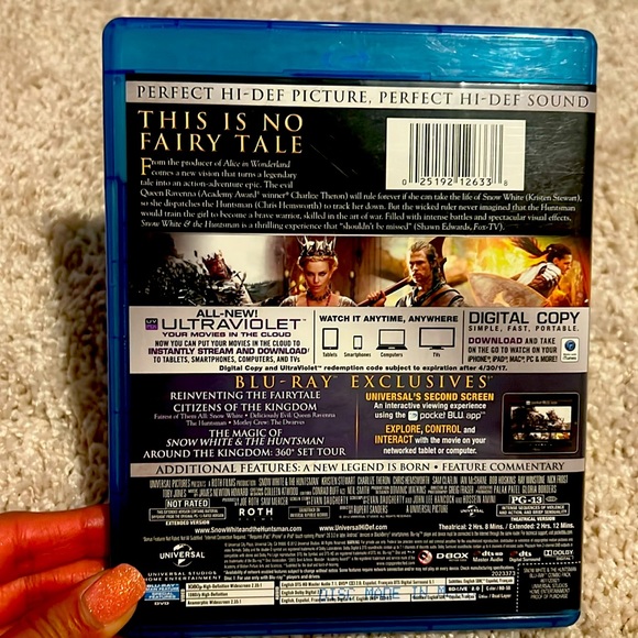 Snow White & The Huntsman DVD &‎ BluRay - Picture 3 of 5